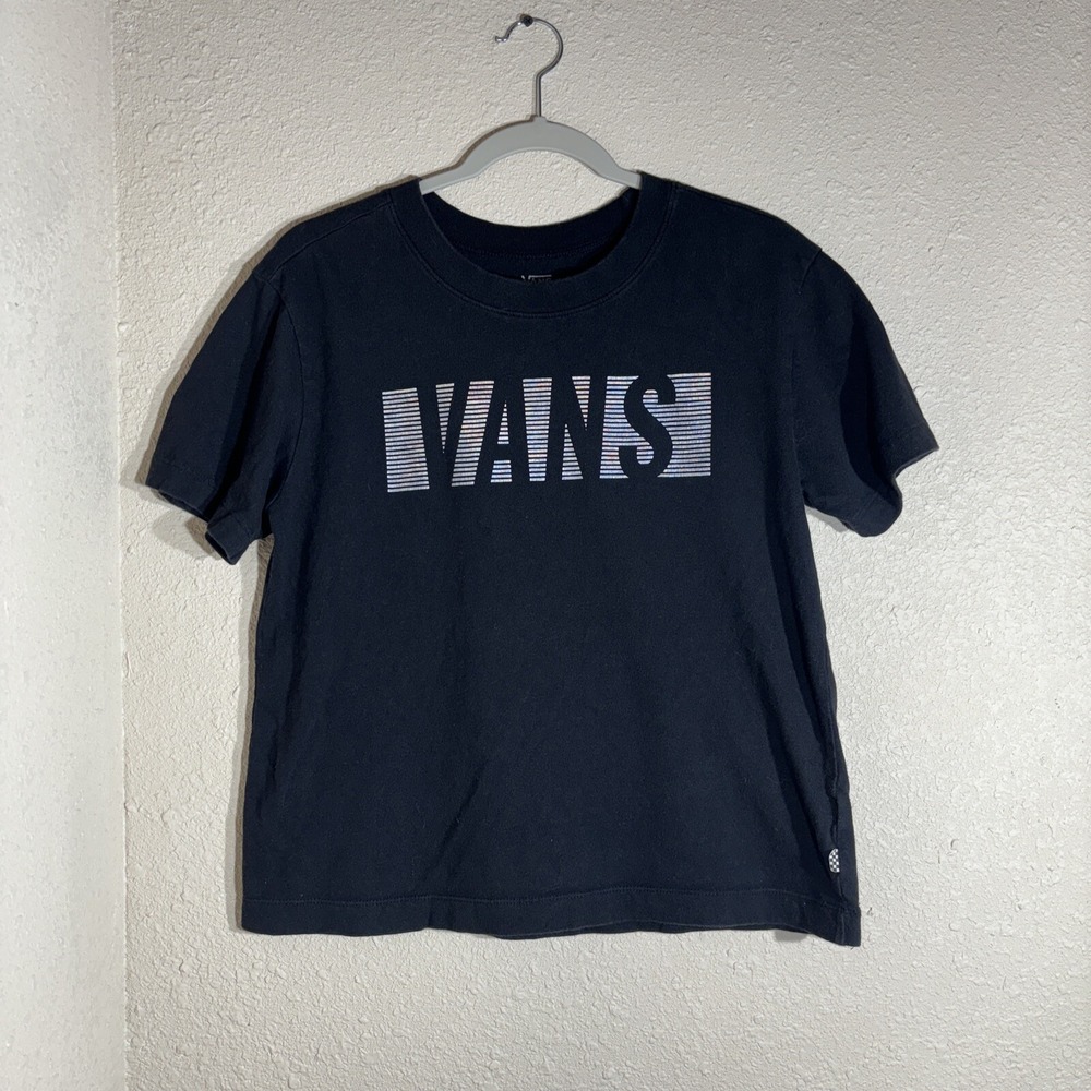 Vans Women's Shirt Black Short Sleeve